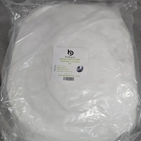 BODYPRO FITTED DISPOSABLE FACE REST COVERS – PACK OF 100