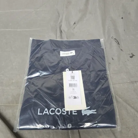 BAGGED LACOSTE SLIM FIT POLO SHIRT - SIZE 36
