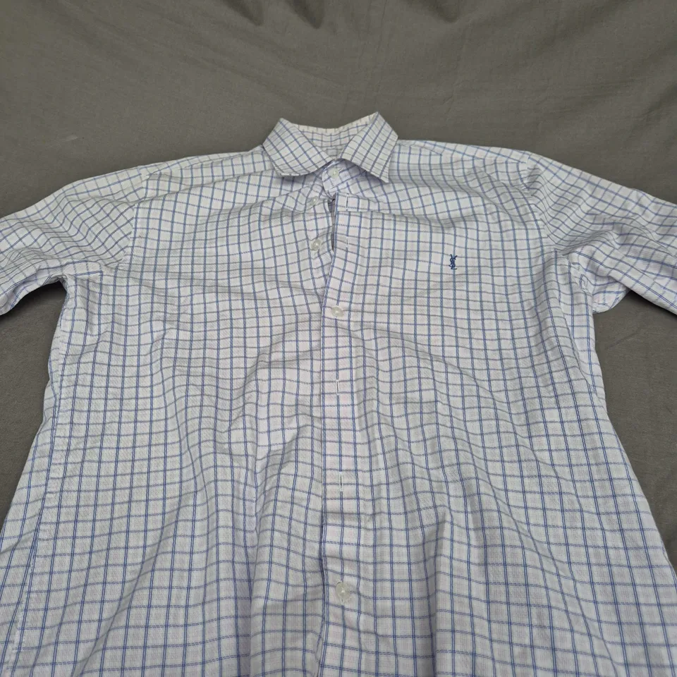 YVES SAINT LAURENT BUTTONED SHORT SLEEVED SHIRT SIZE M