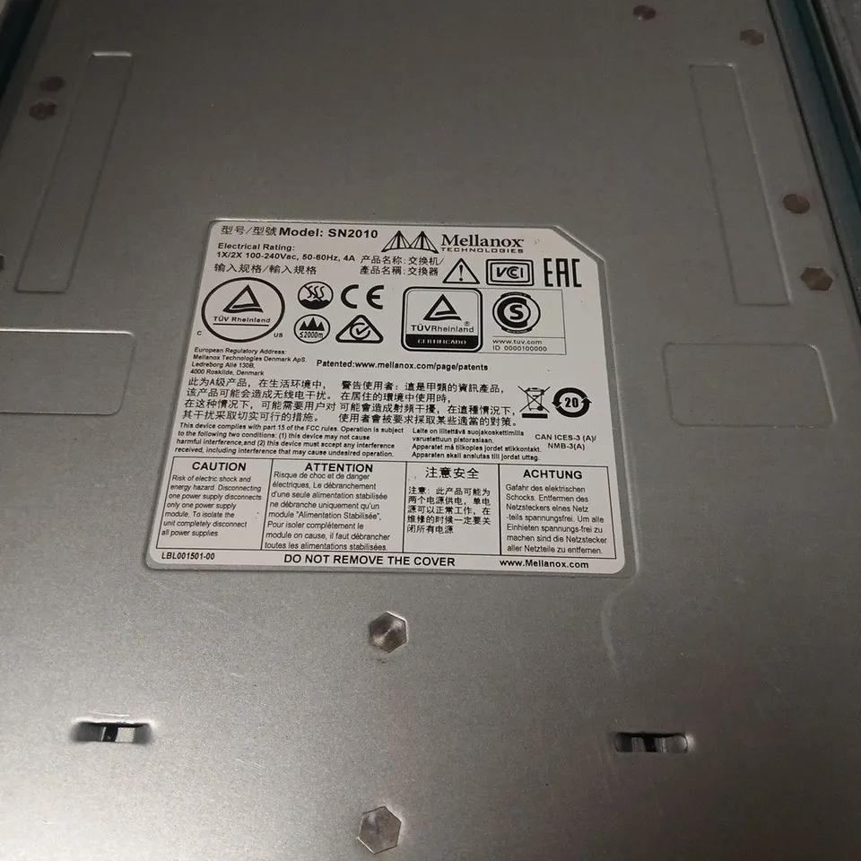 MELLANOX POWER SWITCH