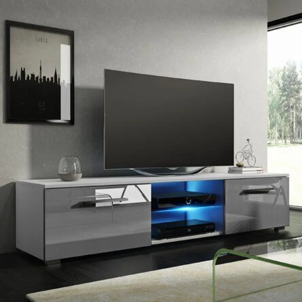 BOXED CLEARFIELD TV STAND FOR TV'S UPTO 65 INCHES 