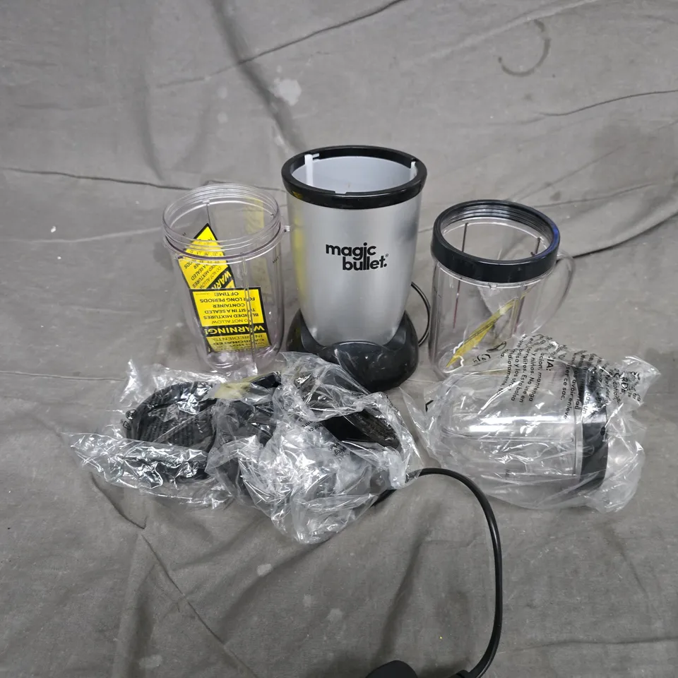 MAGIC BULLET BLENDER SET WITH CUPS AND ACCESSORIES – BOXED