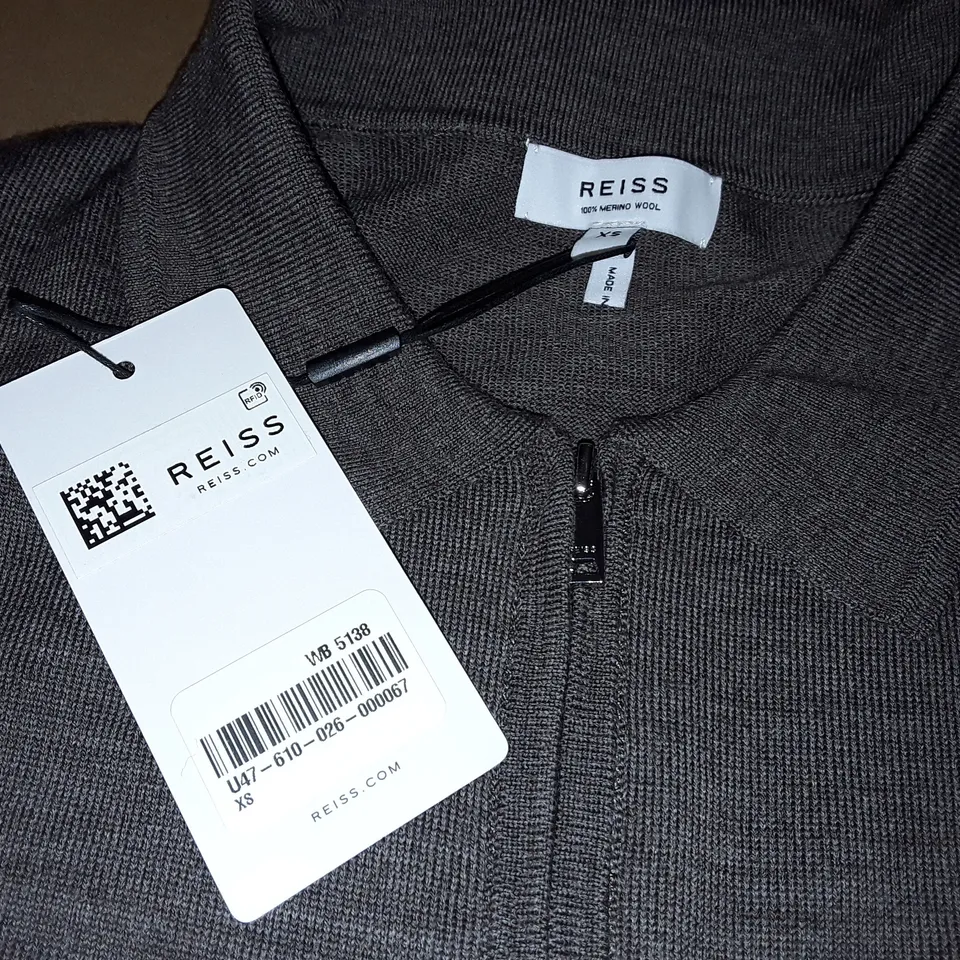 REMISS MERINO WOOL GREY SHIRT - XS