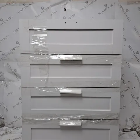TARYN KIDS CHEST OF 4 DRAWS IN WHITE