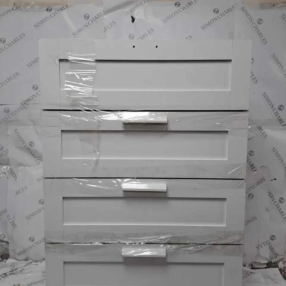 TARYN KIDS CHEST OF 4 DRAWS IN WHITE