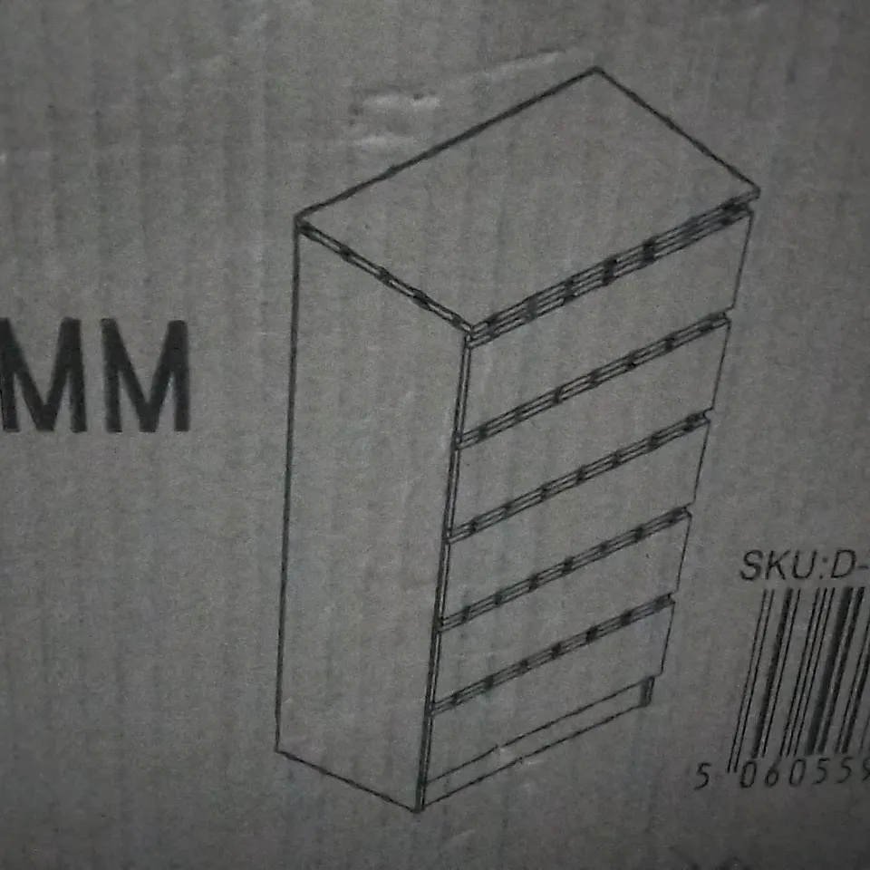 BOXED CARLTON 5 DRAWER 68CM W