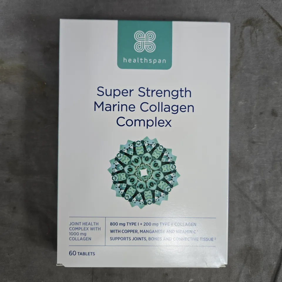 HEALTHSPAN SUPER STRENGTH MARINE COLLAGEN COMPLEX - 60 TABLETS