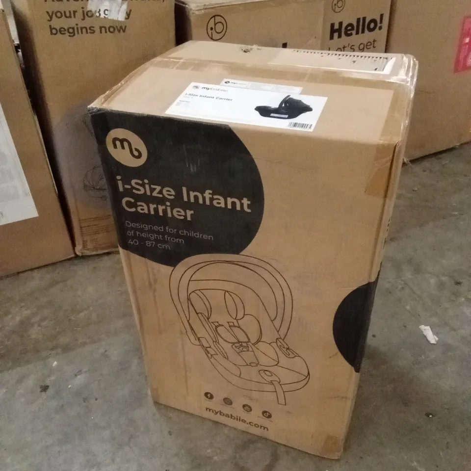 BOXED MYBABIIE I-SIZE INFANT CARRIER 