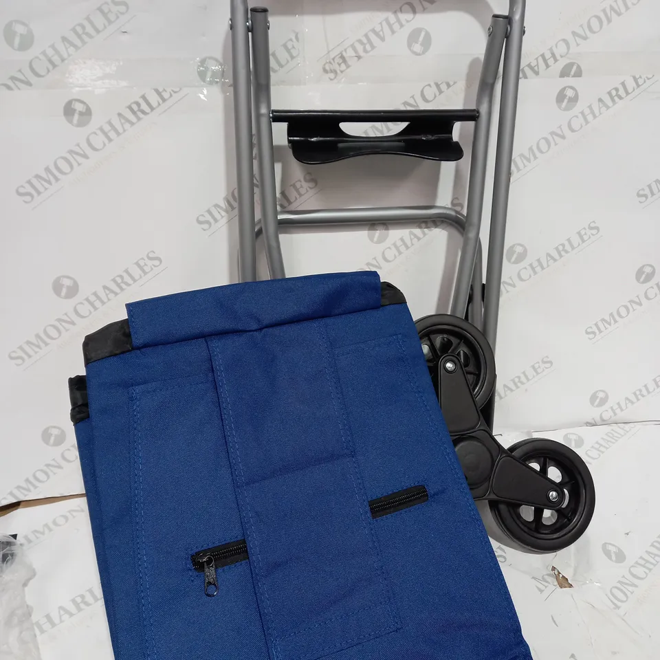 LOCK 'N LOCK INSULATED SHOPPING TROLLEY CART, NAVY