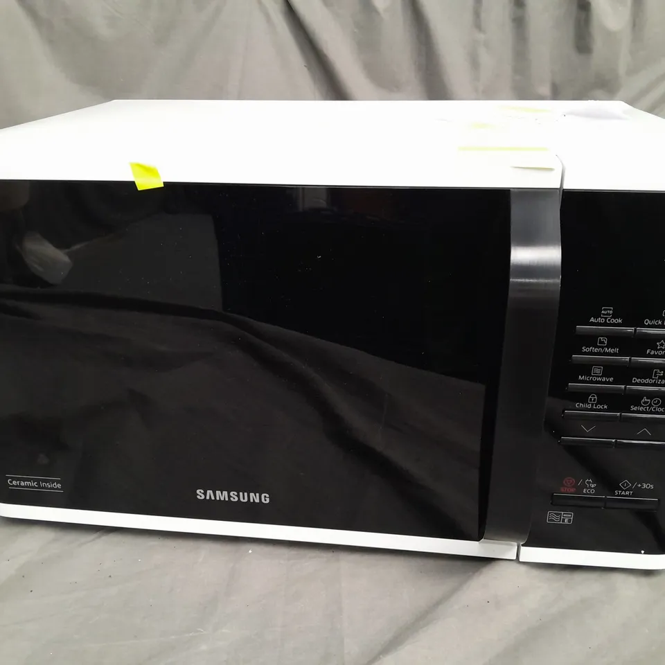 BOXED SAMSUNG MS23K3513AW/EU SOLO 23-LITRE MICROWAVE OVEN - WHITE RRP £139