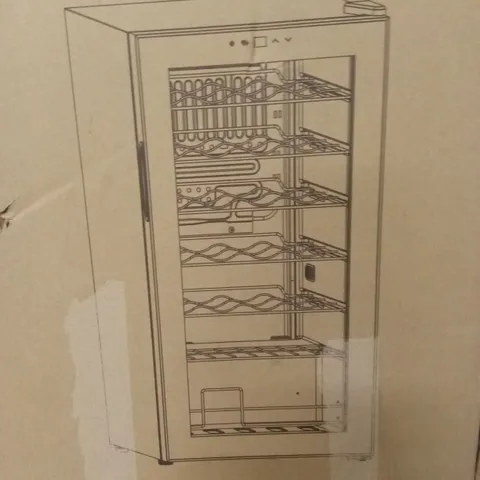 BOXED DISPLAY4TOP JC-82 COOLED 28 BOTTLE WINE FRIDGE