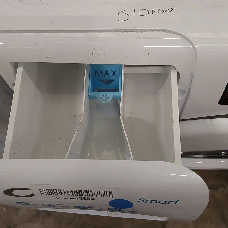 CANDY 8KG SMART TOUCH WASHING MACHINE IN WHITE, MODEL: CS148TW4/1-80