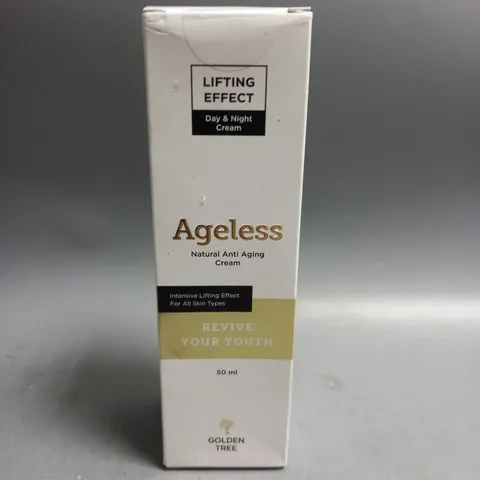 BOXED AND SEALED GOLDEN TREE AGELESS LIFTING EFFECT DAY AND NIGHT CREAM 50ML