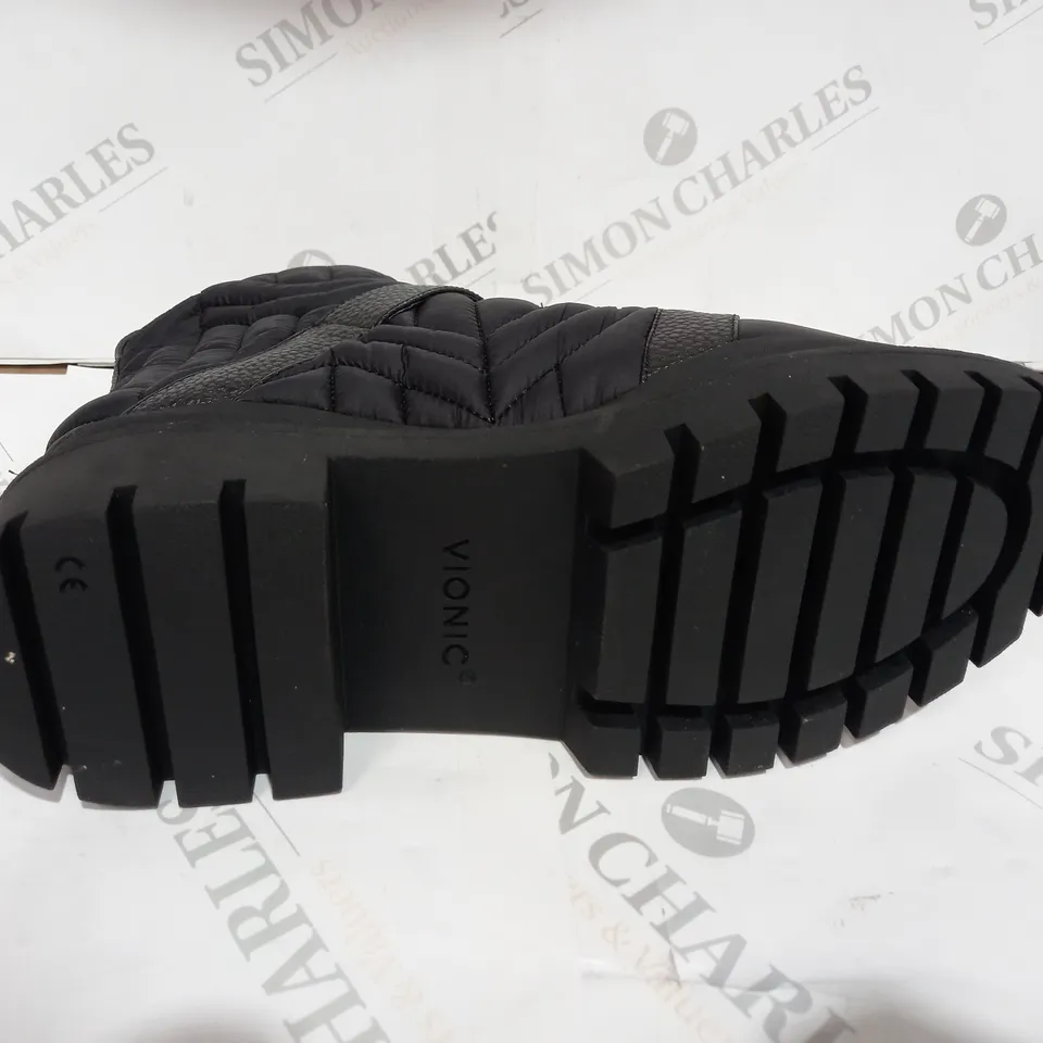 PACKAGED JANARA BLACK ANKLE BOOT - SIZE 9