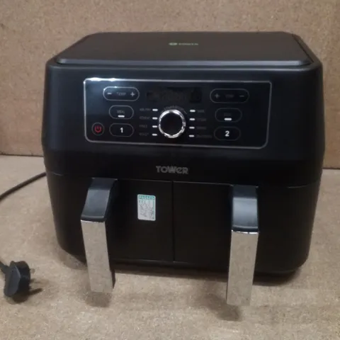 TOWER T17181AFR VORTX 8.5 LITRE DUAL BASKET AIR FRYER