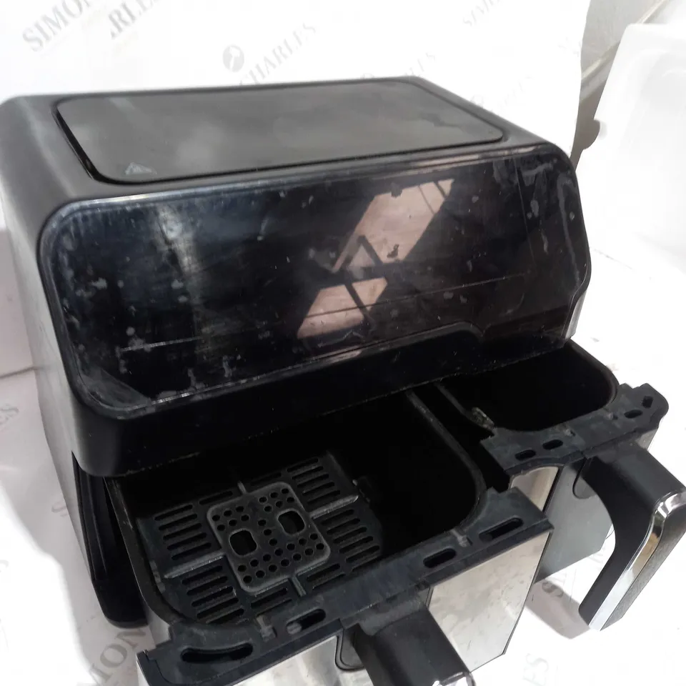 BOXED COOK'S ESSENTIALS 7.7L DUAL AIR FRYER 