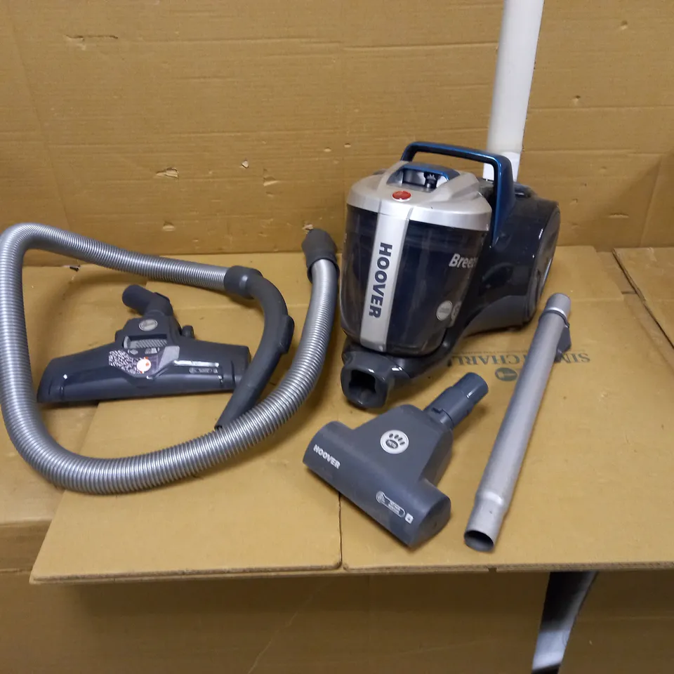 HOOVER BR71 BR02 BREEZE PETS BAGLESS CYLINDER VACUUM CLEANER
