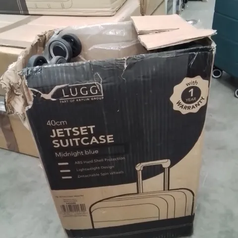 BOXED LUGG 40CM JETSET SUITCASE MIDNIGHT BLUE 