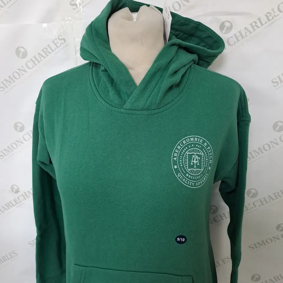 ABERCROMBIE AND FITCH LOGO HOODIE SIZE 9-10 YEARS - KIDS