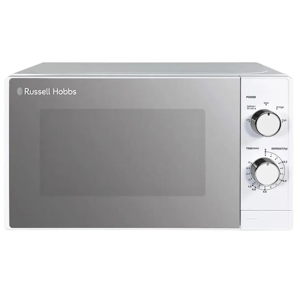 BOXED RUSSELL HOBBS RHM2027 COMPACT, SOLO, MANUAL MICROWAVE 