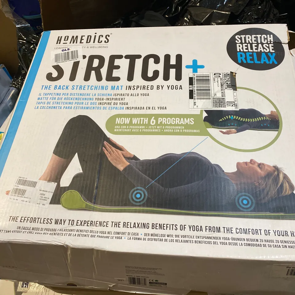 BOXED HOMEDICS STRETCH+ BACK STRETCHING MAT YMM-2000-EU