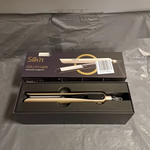 BOXED SILK'N SILKYSTRAIGHT INFRARED HAIR STRAIGHTENER