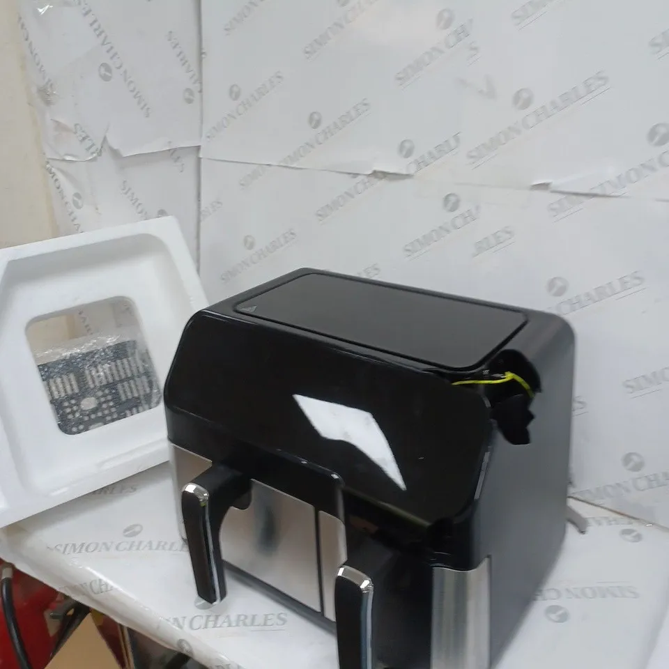 BOXED COOK'S ESSENTIALS 7.7L DUAL AIR FRYER 