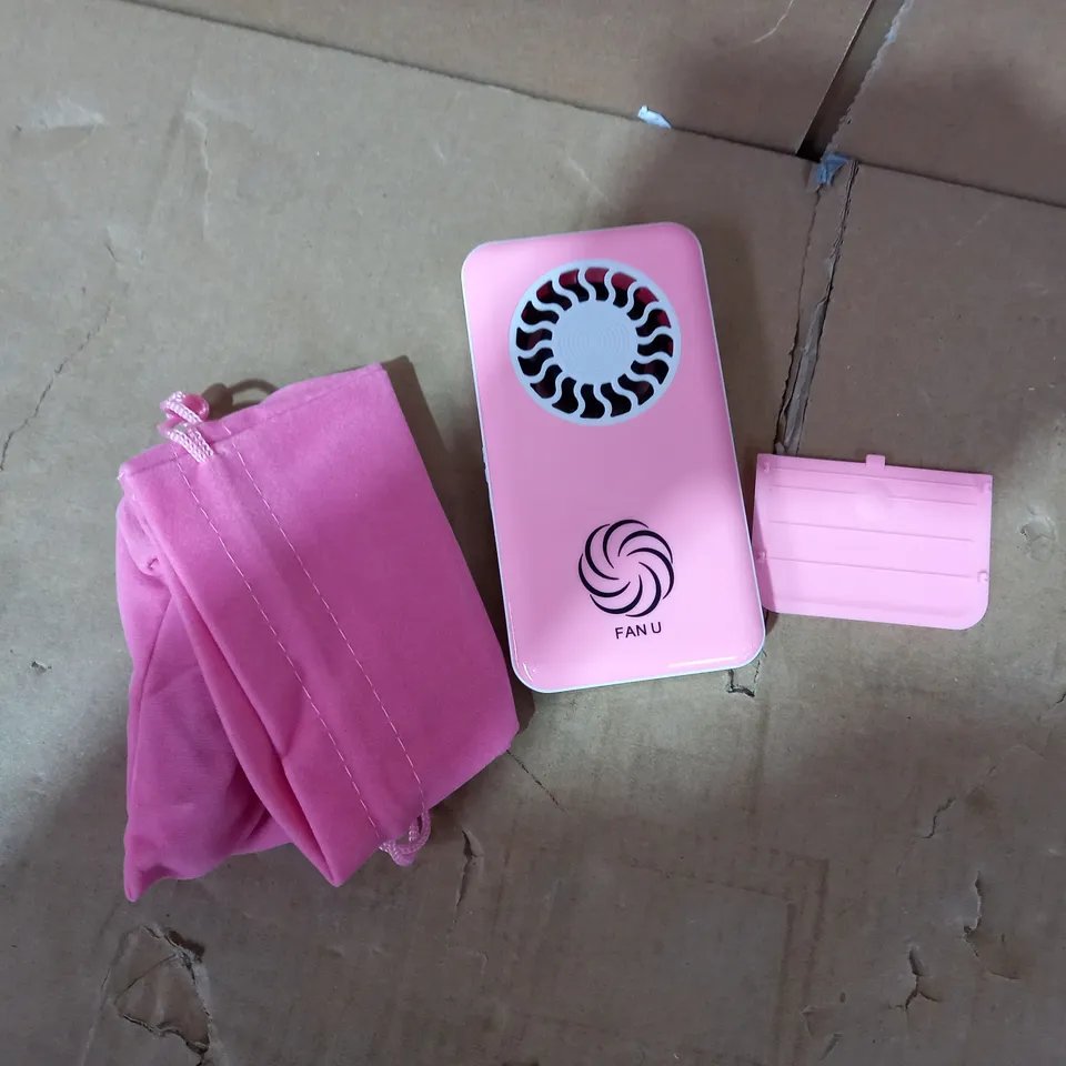 FAN U PORTABLE & RECHARGEABLE FAN - PINK