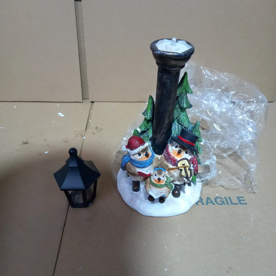 FESTIVE POLYRESIN ROBIN COLLECTION