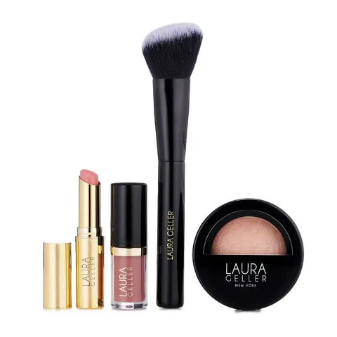 LAURA GELLER 4 PIECE BLUSH & LIP COLLECTION