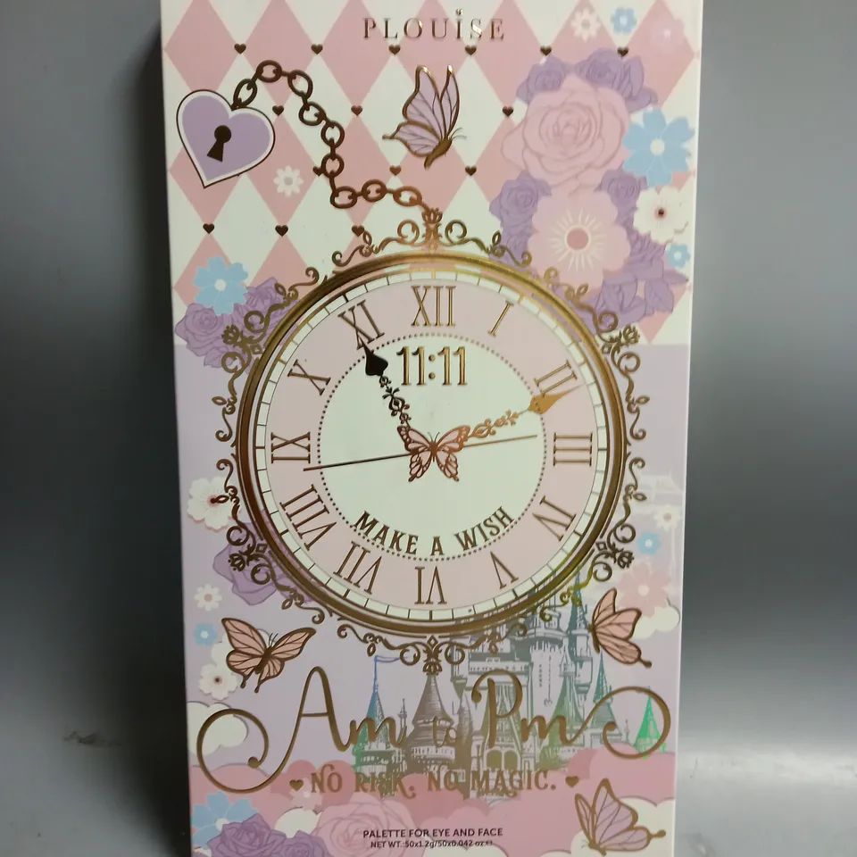 boxed PLOUISE am to pm eyeshadow pallette