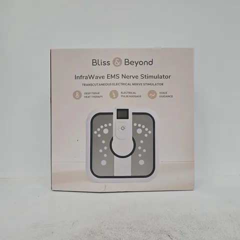 BOXED BLISS & BEYOND INFRAWAVE EMS NERVE STIMULATOR