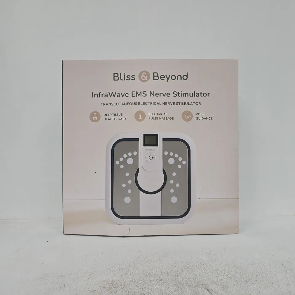 BOXED BLISS & BEYOND INFRAWAVE EMS NERVE STIMULATOR