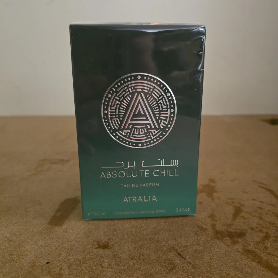 BOXED AND SEALED ABSOLUTE CHILL ATRALIA EAU DE PARFUM 100ML