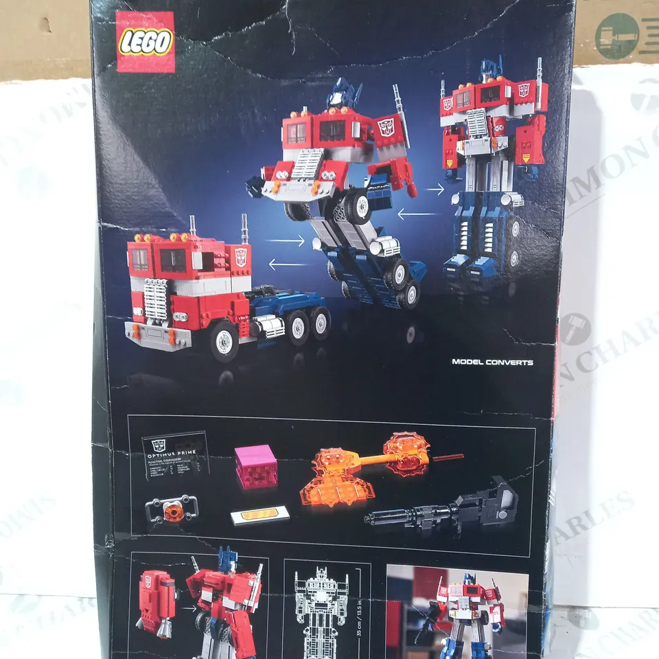 BOXED LEGO TRANSFORMERS OPTIMUS PRIME 10302 RRP £149
