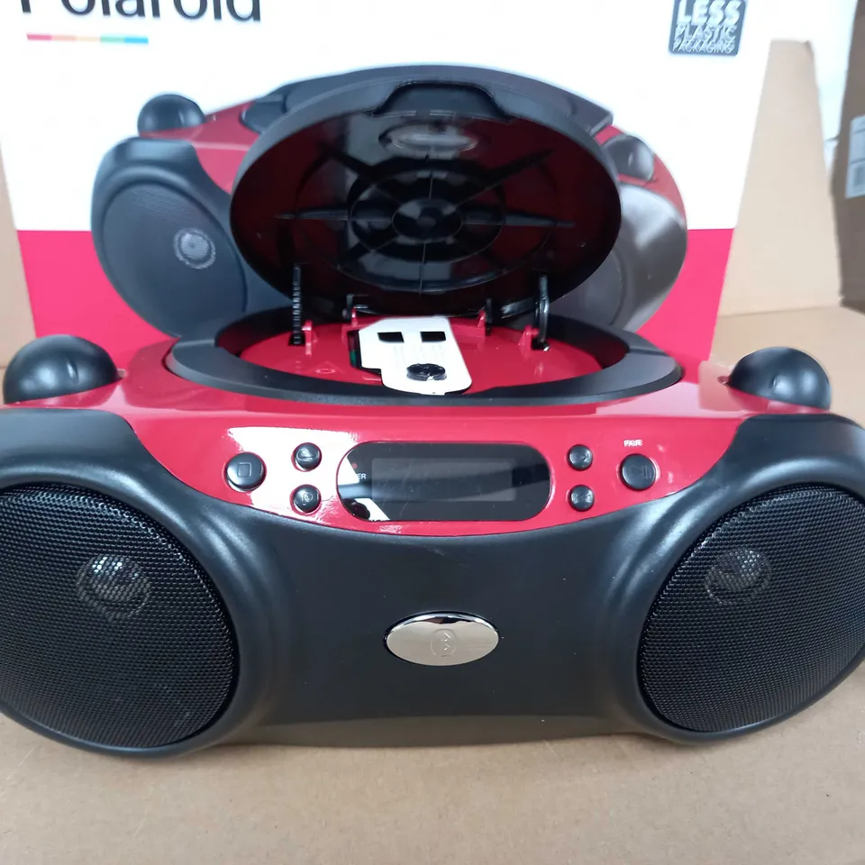 POLAROID BLUETOOTH CD BOOMBOX