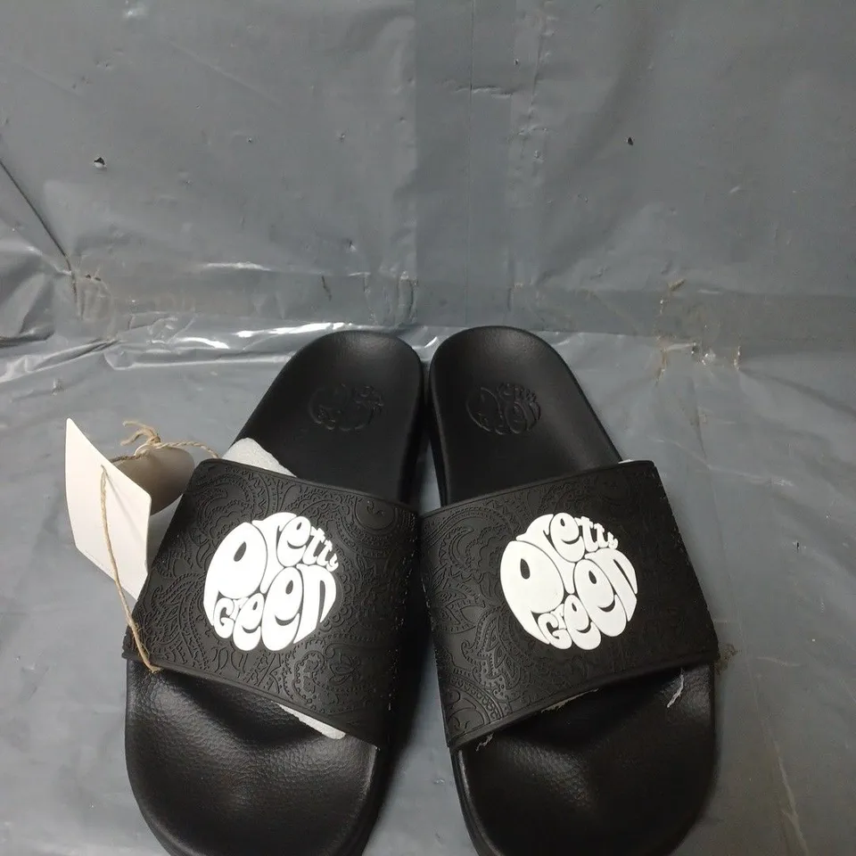 PAIR OF PRETTY GREEN OKALA SLIDERS - UK SIZE 9 