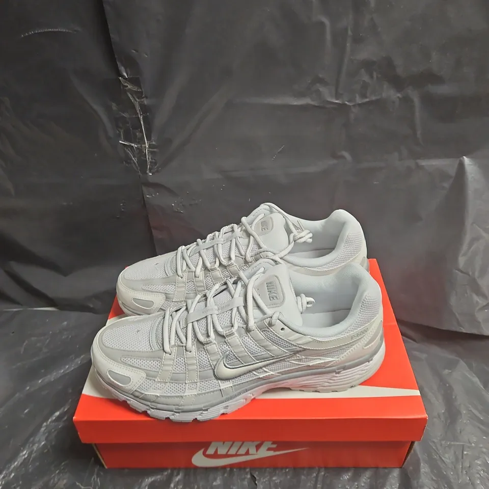 NIKE WMNS P-6000 RUNNING SHOES – GREY/WHITE, BOXED UK SIZE 11 .