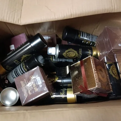 LARGE BOX OF APPROX 10 ASSORTED FRAGRANCES AND AIR FRESHNERS