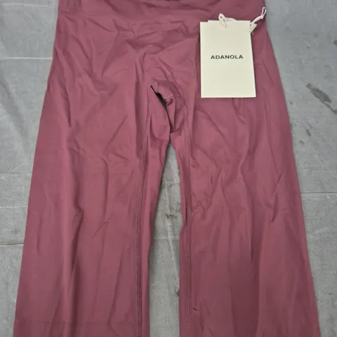 ADANOLA ULTIMATE LEGGINGS IN BURGUNDY SIZE LARGE