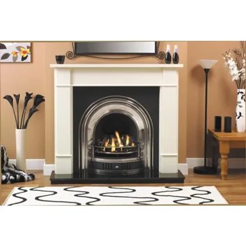 BOXED ELGIN WHITE FIREPLACE SURROUND 