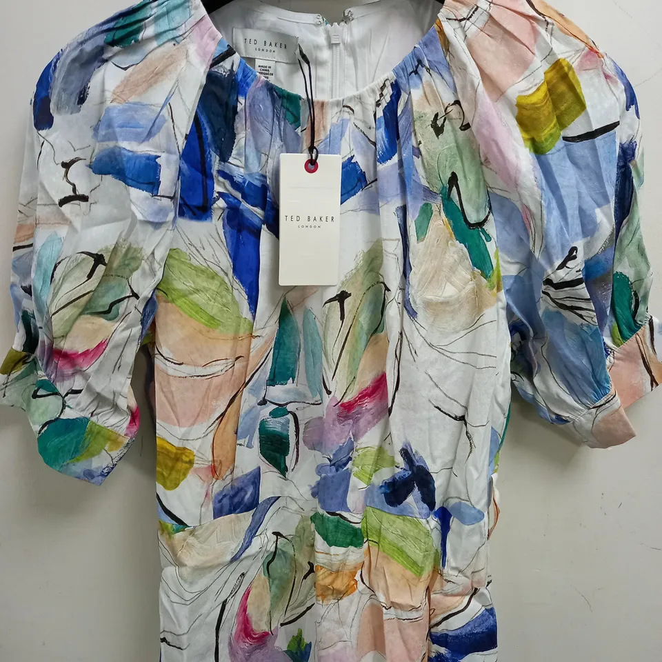 TED BAKER MINI DRESS WITH BELT SIZE 3