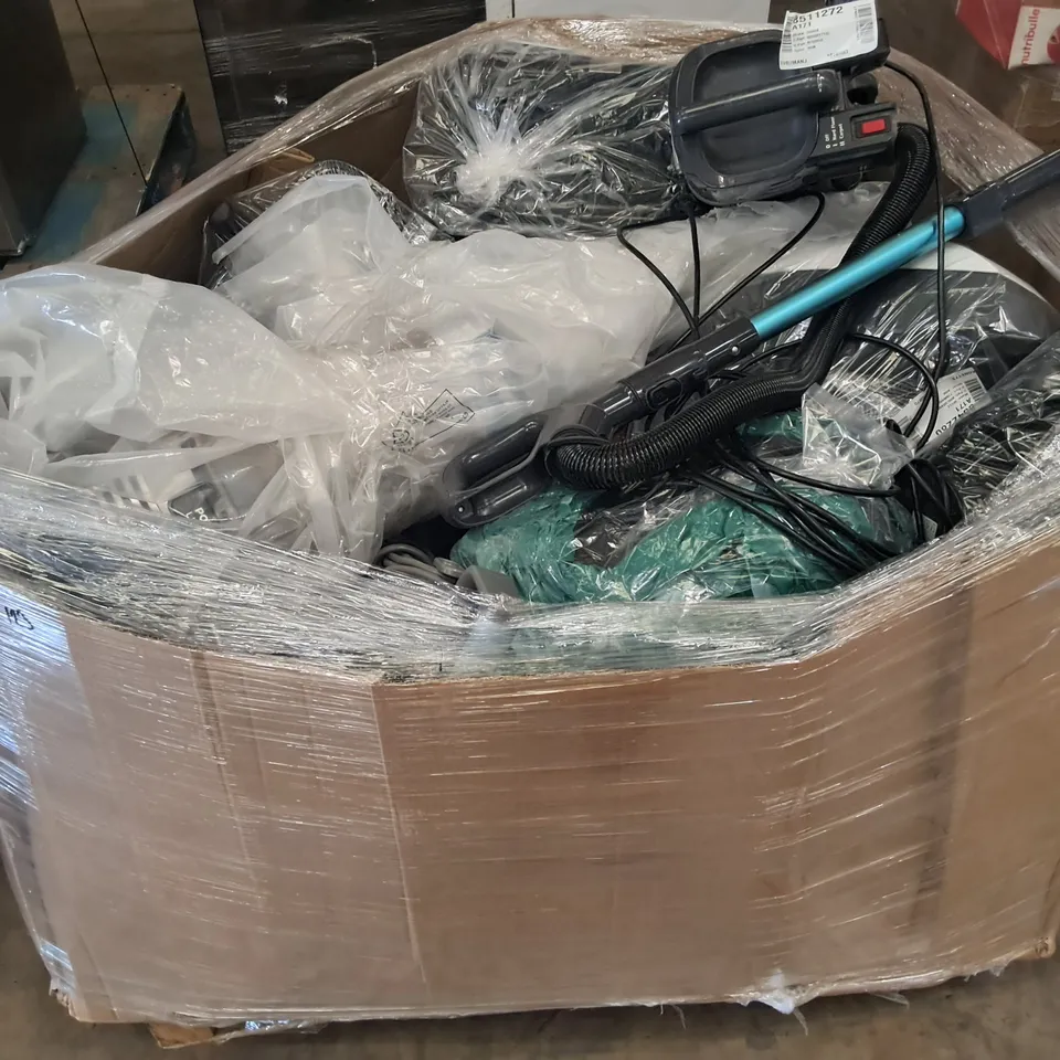 PALLET OF APPROXIMATELY 23 UNPROCESSED RAW RETURN HOUSEHOLD AND ELECTRICAL GOODS TO INCLUDE;