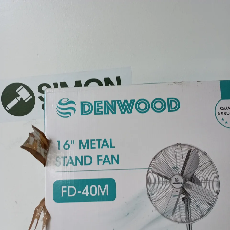 DENWOOD 16" METAL STAND FAN FD-40M