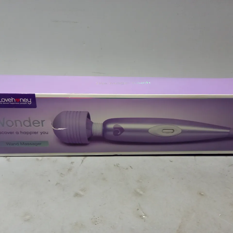 BOXED LOVEHONEY WONDER WAND MASSAGER