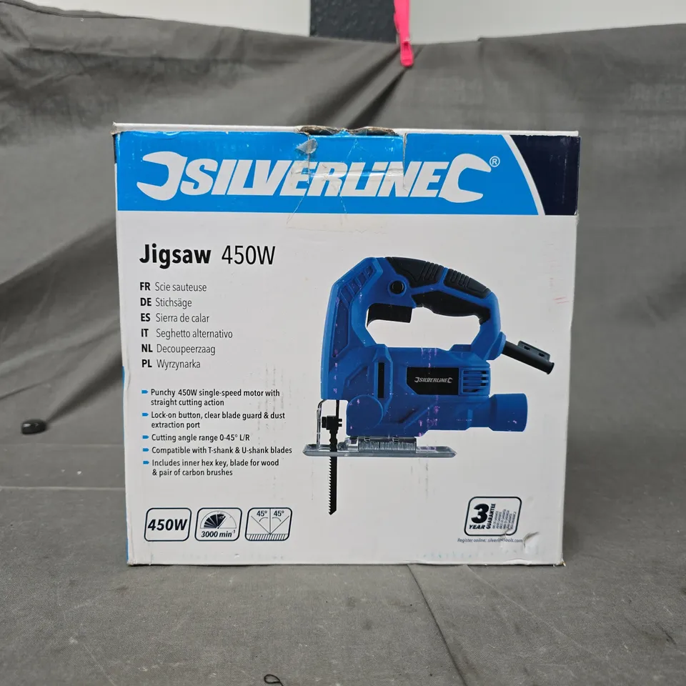 BOXED SILVERLINE 450W JIGSAW