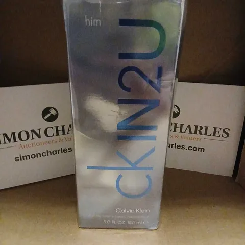 BOXED AND SEALED CALVIN KLEIN CKIN2U HIM EAU DE TOILETTE 150ML