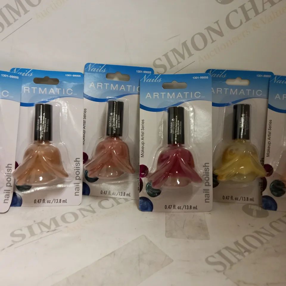 LOT OF APPROX 200 X 13.5ML ASSORTED NAIL POLISHES 