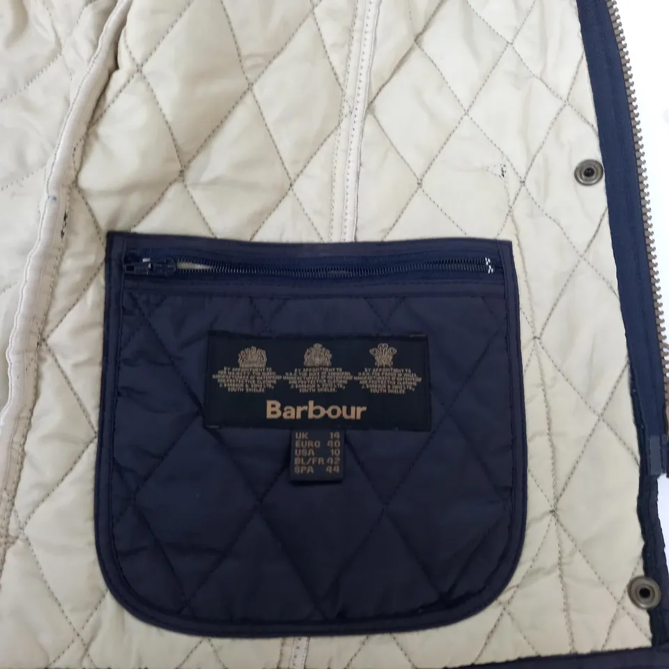 BARBOUR QUILTED GILET SIZE 14