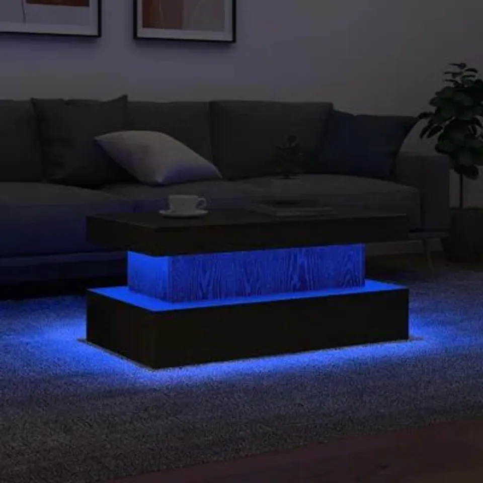 BOXED COFFEE TABLE - BLACK